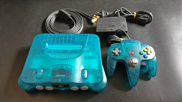 Nintendo 64 Konsole Ice Blue