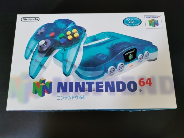 Nintendo 64 Konsole Clear Blue JP NTSC OVP