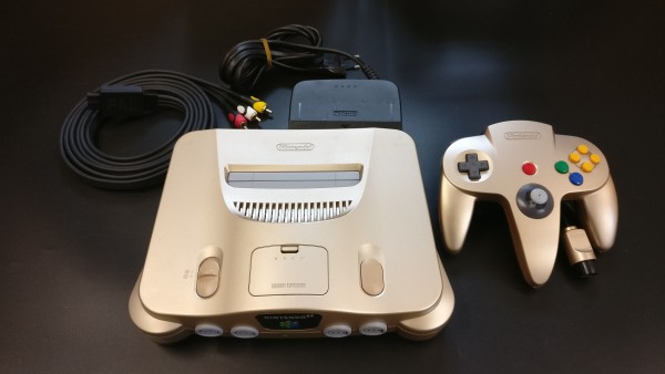 Nintendo 64 Konsole Gold