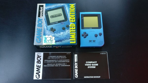 Game Boy Pocket - Ice Blue Limited Edition OVP
