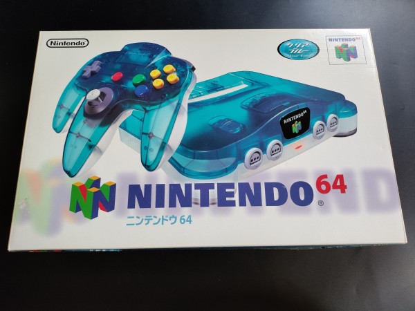 Nintendo 64 Konsole Clear Blue JP NTSC OVP
