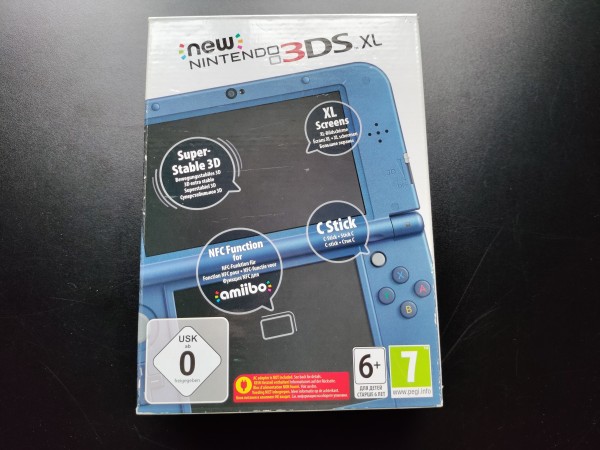 New Nintendo 3DS XL Metallic Blau OVP