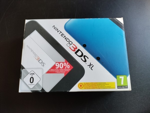 Nintendo 3DS XL Metallic Blau-Schwarz OVP