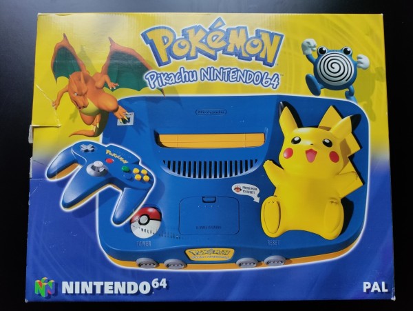 Nintendo 64 Konsole Pikachu Edition OVP